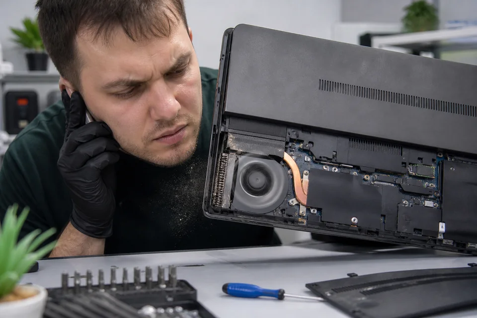 Диагностика шумного вентилятора